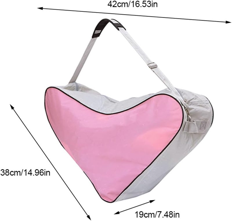 2 Pcs Ice Skates Storage Bag Roller Skates Handbag Protective Outdoor Skating Shoes Pouch for Youth and Adults - Image 2