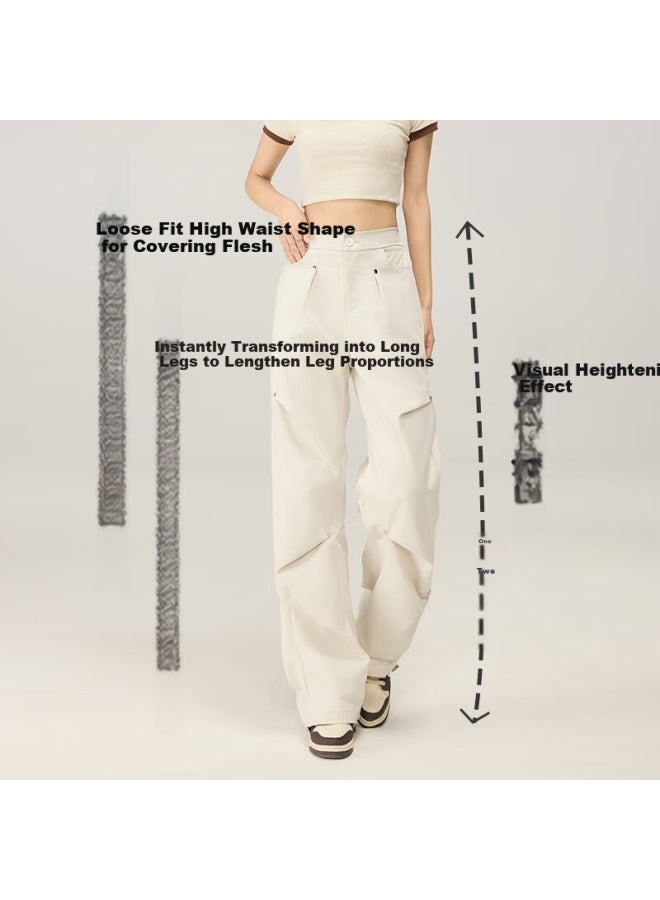Liberal Casual Wide Leg Rivet Decorated Women's Pants - Image 1