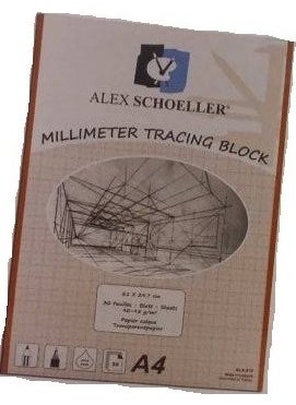 Alex Schoeller Millimetric Aydinger Block 95-95 gr. A4 30 Sheets 