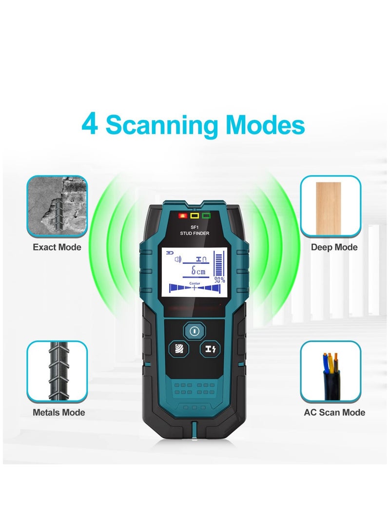 Zikra Stud Finder Wall Scanner, SF1 Wall Scanner 4 in 1 Electronic Stud Sensor with Depth Tracker, Unit Change, for Wood, Metal, Cables, Circuits Detect in Walls - Image 2