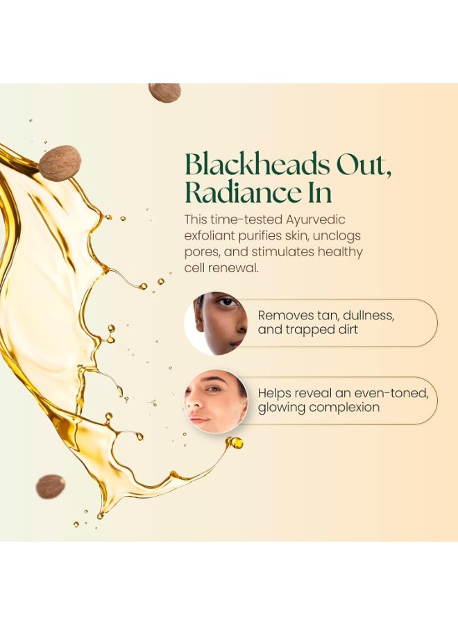 Moha: Herbal Scrub, walnut,Orange peel,Nutmeg,Olive,Rose,50g*2 - Image 3