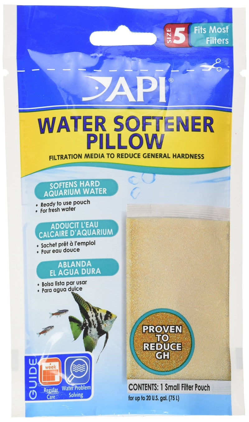 API WATER SOFTENER PILLOW Aquarium Canister Filter Filtration Pouch 1-Count Bag - Image 3