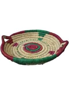 ماركة غير محددة سلة مخبز مصنوعة يدوياً من أوراق النخيل سلة مصنوعة يدوياً لديكور المنزل  - Image 2