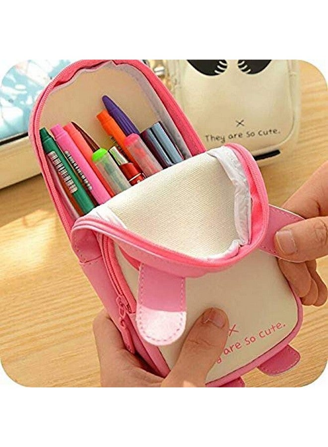 True Human Bunny Rabbit Pencil Pouch Pencil Box for Girls, Boys,Students,Kids - Image 3