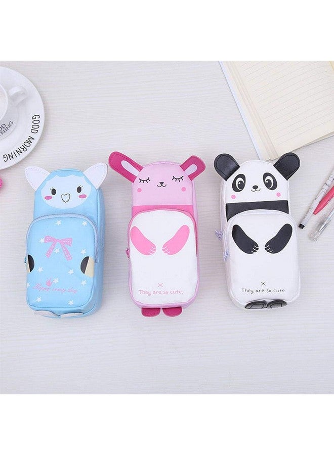 True Human Bunny Rabbit Pencil Pouch Pencil Box for Girls, Boys,Students,Kids - Image 4