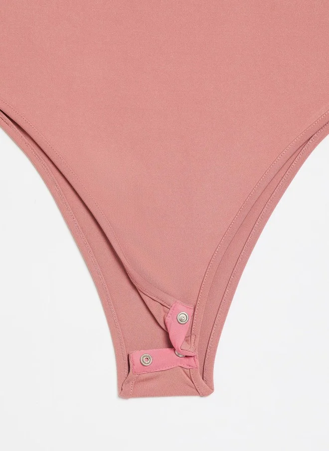 ساسافراس Pink Strappy Bodysuit for Women