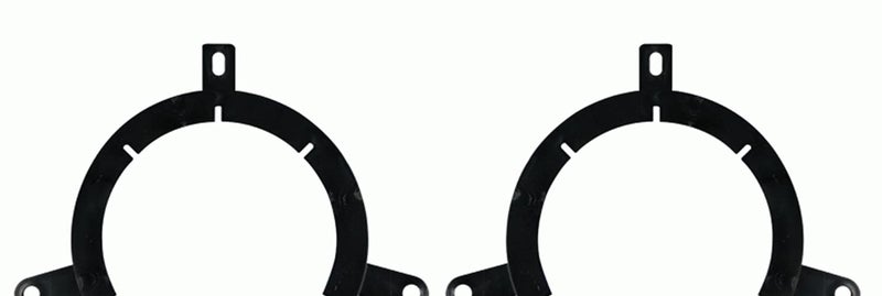 Metra 82-6600 5-1/4 or 6-1/2-Inch Front Door Speaker Adapter for Select 1995-up Chrysler/Dodge/Jeep Vehicles,BLACK - Image 3