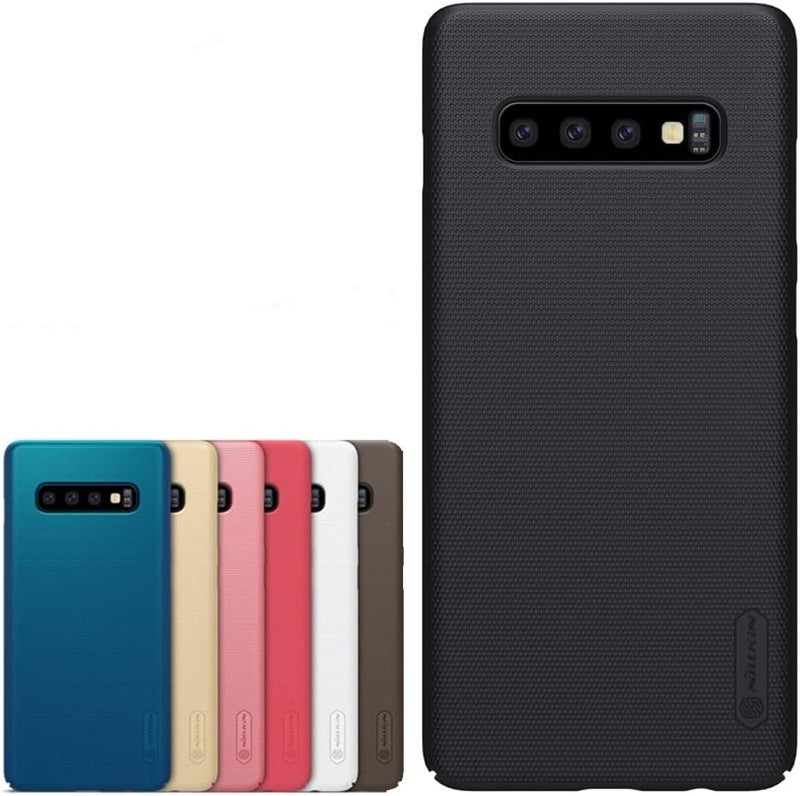 Nillkin Super Frosted Shield Series Cover Case Designed For Samsung Galaxy S10 Plus Black - Image 1