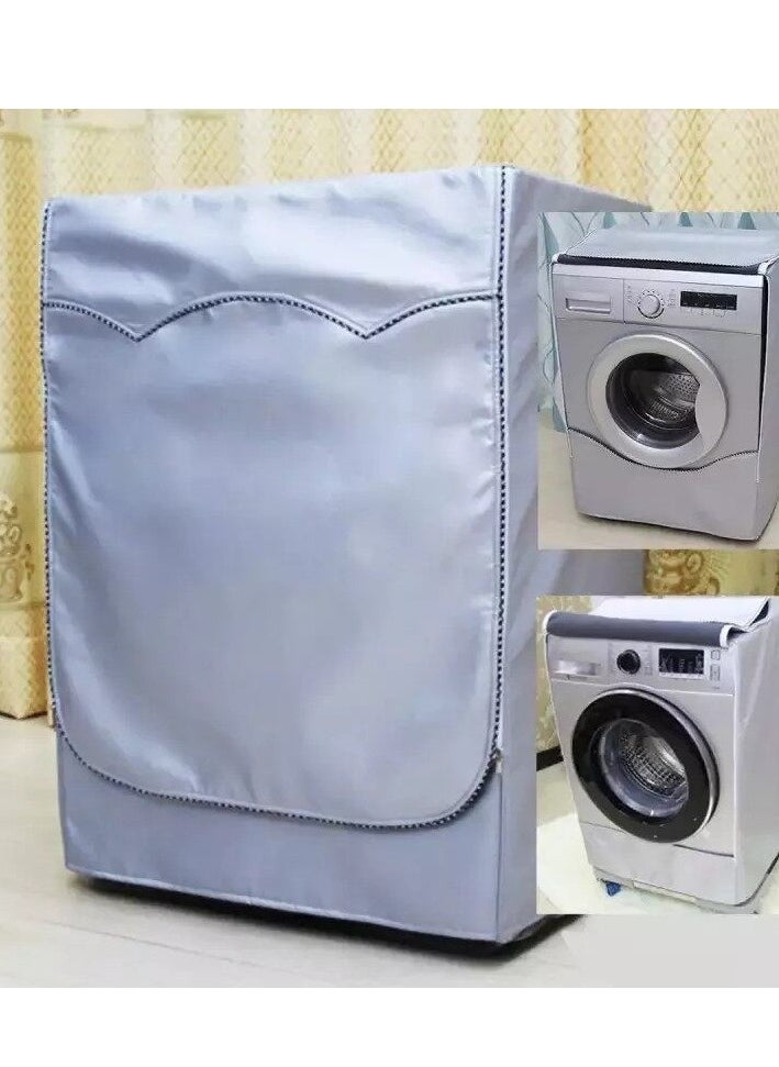 Generic Washing Machine Cover Washer Dryer Dustproof Waterproof Protection Case Cover Sunscreen  fo Washer Protection  - Image 1