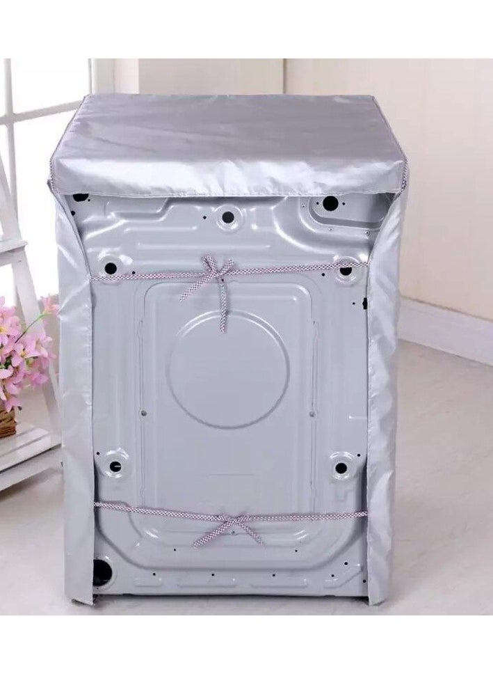 Generic Washing Machine Cover Washer Dryer Dustproof Waterproof Protection Case Cover Sunscreen  fo Washer Protection  - Image 2