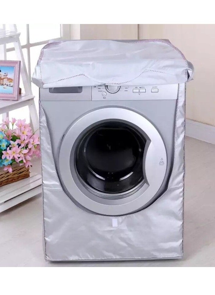 Generic Washing Machine Cover Washer Dryer Dustproof Waterproof Protection Case Cover Sunscreen  fo Washer Protection  - Image 3