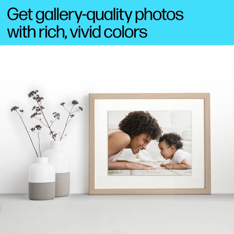 HP ورق صور HP Premium Plus لامع مقاس 8.5 × 11 بوصة مكون من 25 ورقة (CR670A) - Image 3