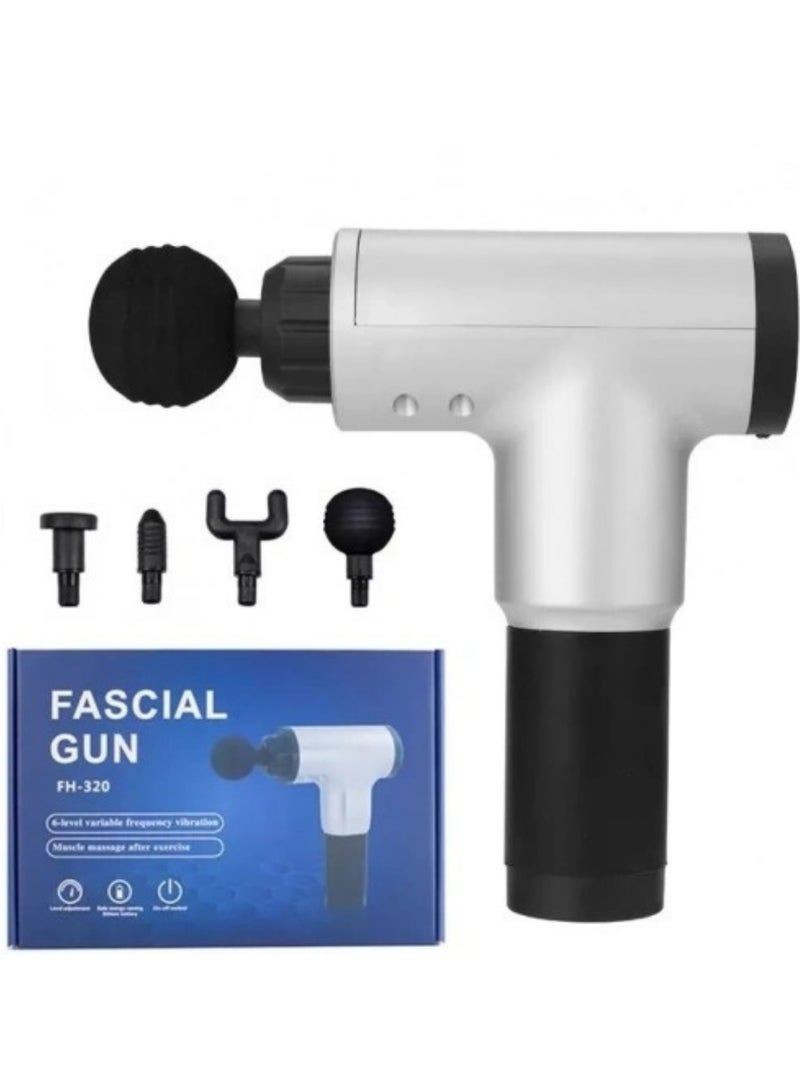 Experience Instant Muscle Relief with the Professional Massage Gun – Deep Tissue Power for Effective Recovery and Relaxation, Perfect for Athletes and Fitness Enthusiasts, Featuring a Safe Lithium Battery, Multiple Intensity Levels, and Portable USB Charging for Ultimate Convenience Anywhere, Anytime - Image 1
