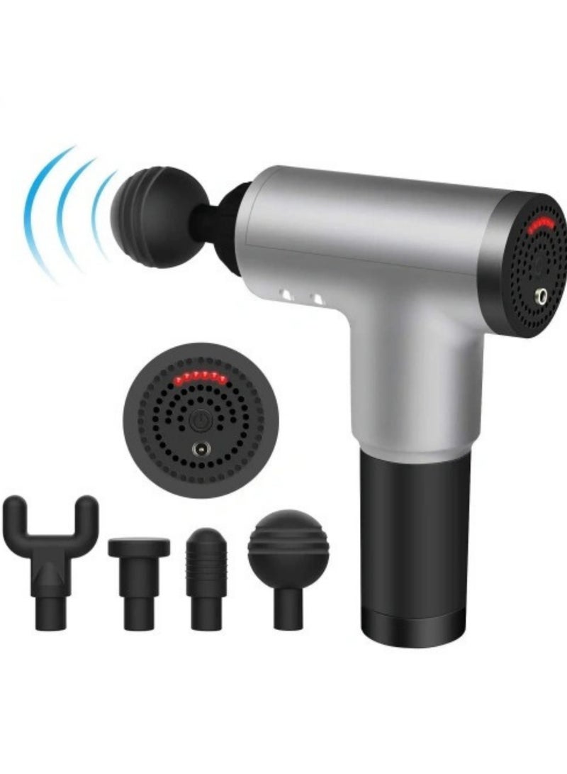 Experience Instant Muscle Relief with the Professional Massage Gun – Deep Tissue Power for Effective Recovery and Relaxation, Perfect for Athletes and Fitness Enthusiasts, Featuring a Safe Lithium Battery, Multiple Intensity Levels, and Portable USB Charging for Ultimate Convenience Anywhere, Anytime - Image 2