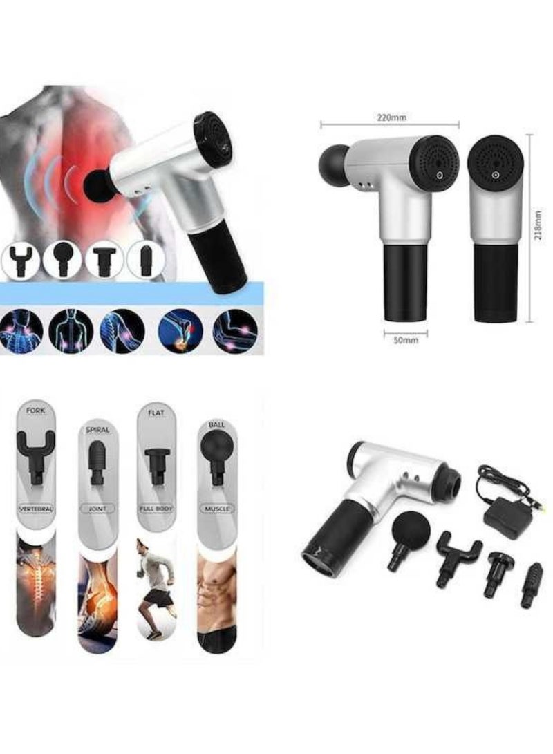Experience Instant Muscle Relief with the Professional Massage Gun – Deep Tissue Power for Effective Recovery and Relaxation, Perfect for Athletes and Fitness Enthusiasts, Featuring a Safe Lithium Battery, Multiple Intensity Levels, and Portable USB Charging for Ultimate Convenience Anywhere, Anytime - Image 5