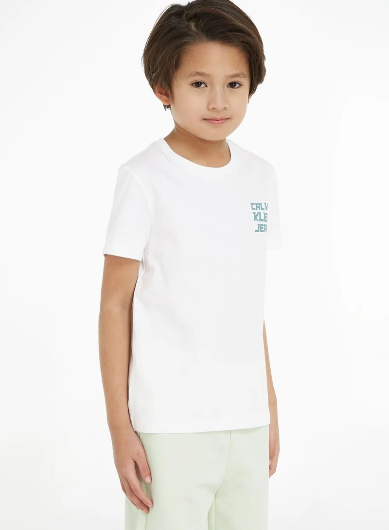 Calvin Klein Jeans Kids Round Neck T-Shirt