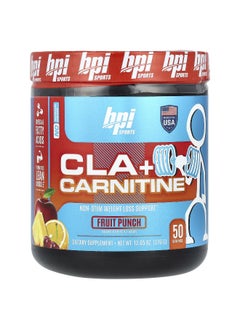 BPI SPORTS BPI Sports, CLA + Carnitine, Fruit Punch, 13.05 oz (370 g) 
