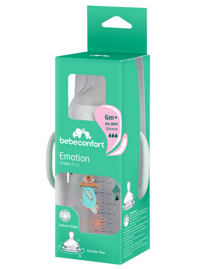 bebe confort Emotion Plastic Feeding Bottle 270 ML 6 Months+ - Image 1