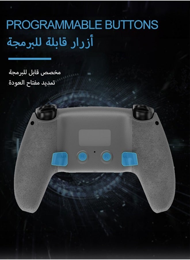 Generic - Wireless Bluetooth Game Controller for Game Console PS3 PS4 PC iOS  Supports Wireless Mode and USB Wired Mode Multi-Device Compatibility Bluetooth Wireless Gamepad - Image 1