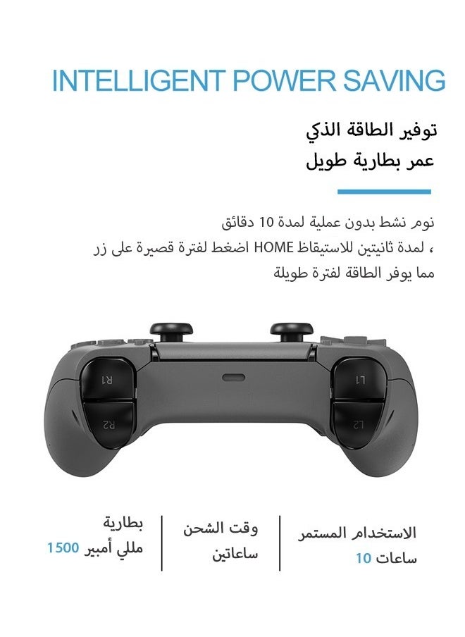 Generic - Wireless Bluetooth Game Controller for Game Console PS3 PS4 PC iOS  Supports Wireless Mode and USB Wired Mode Multi-Device Compatibility Bluetooth Wireless Gamepad - Image 1