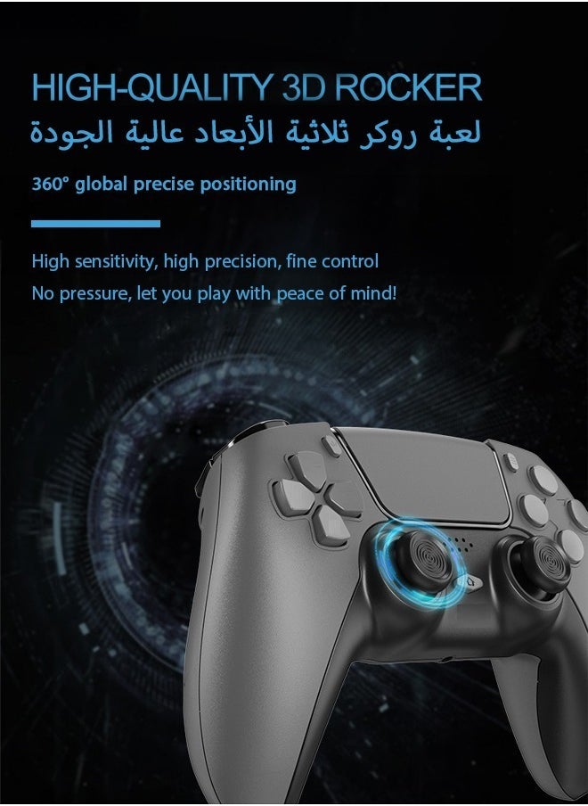 Generic - Wireless Bluetooth Game Controller for Game Console PS3 PS4 PC iOS  Supports Wireless Mode and USB Wired Mode Multi-Device Compatibility Bluetooth Wireless Gamepad - Image 1