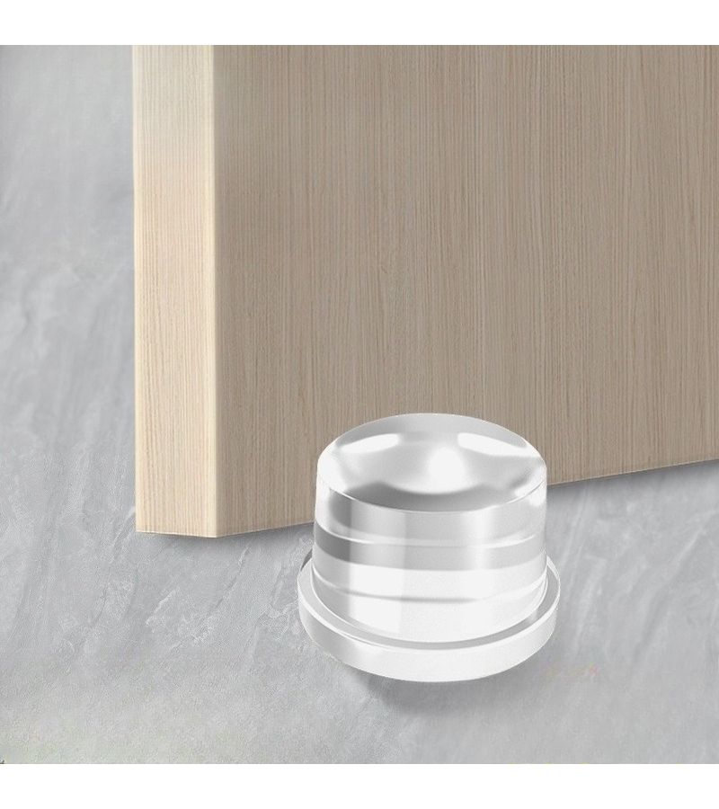 Set Of 2 Silicone Door Stoppers No Drilling Required For Handles And Headboard Bumpers - Image 3