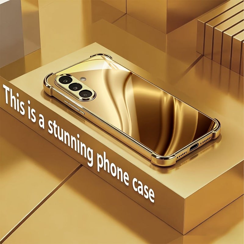 Mixed Color Shatterproof Tempered Glass Phone Case For Samsung Galaxy S25 FE 4G 5G - Image 4