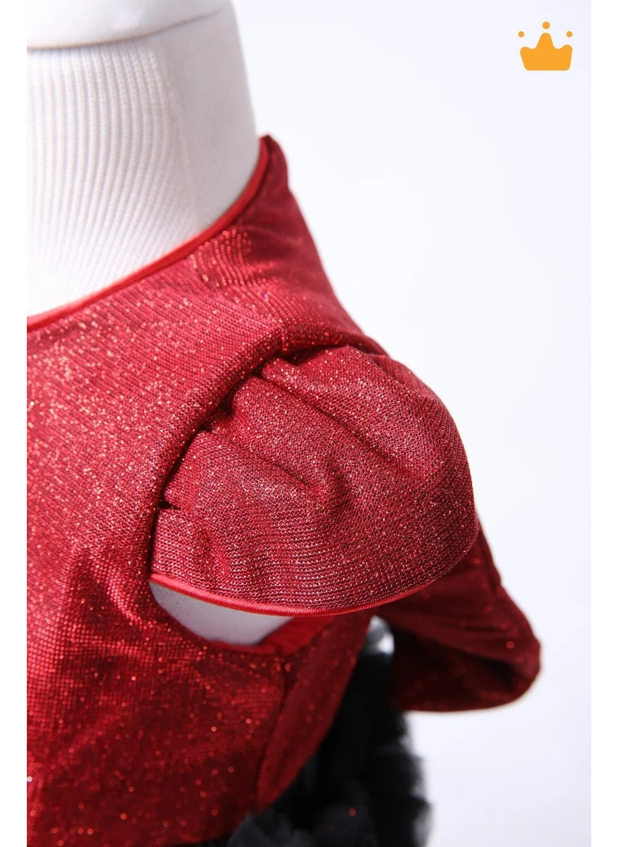 Baby Hola Tutu Shimmery Baby Dress Red