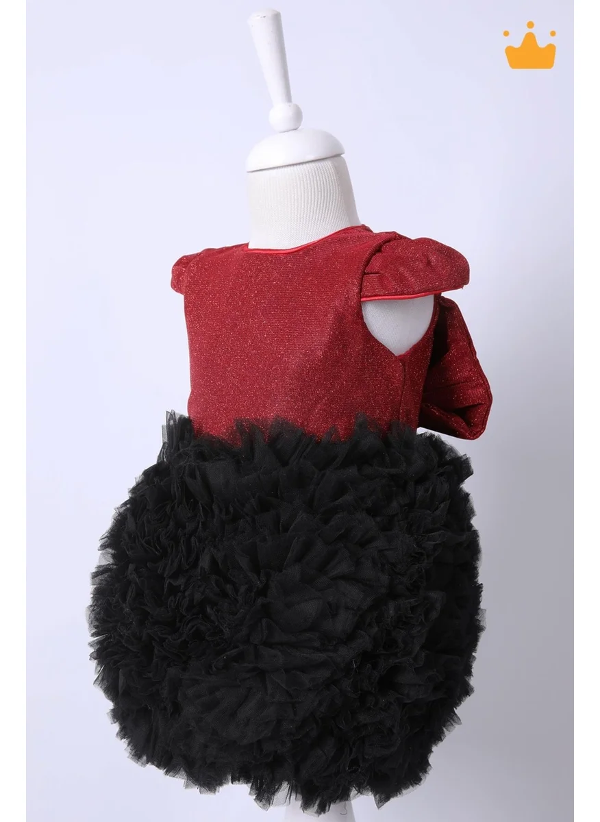 Baby Hola Tutu Shimmery Baby Dress Red