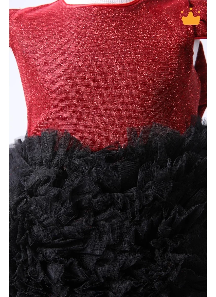 Baby Hola Tutu Shimmery Baby Dress Red