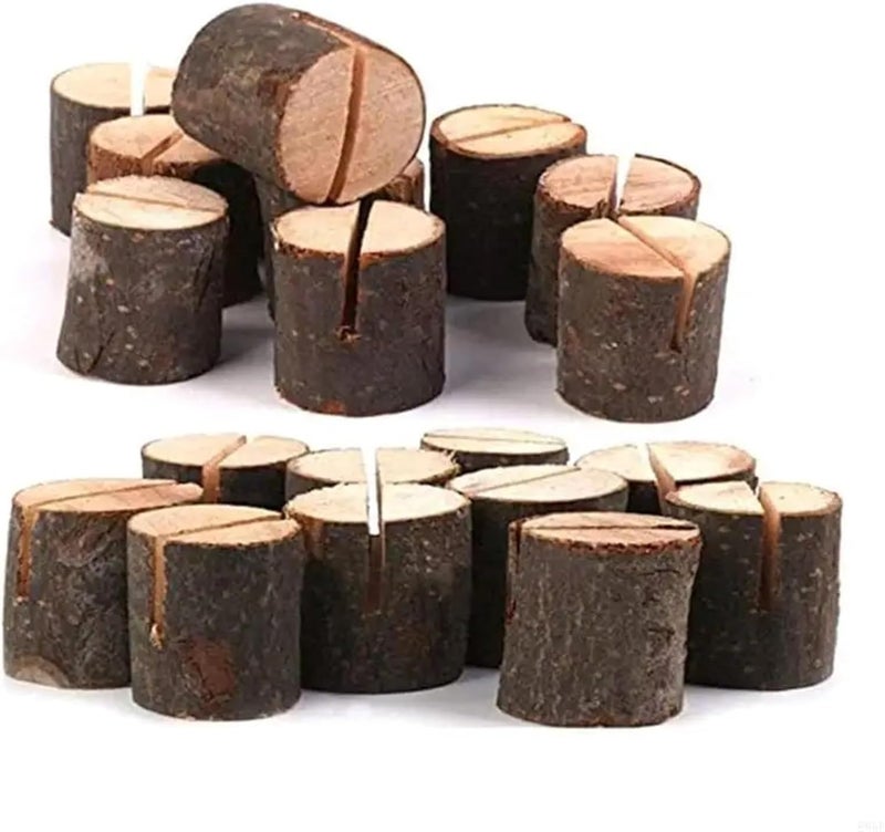 Place Card Holders 30sets Wedding Place Wooden Card Holders Table Number Stands for Centerpieces Wedding Reception - Image 3
