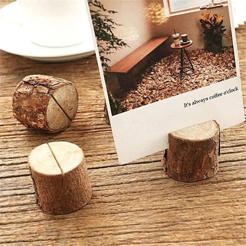 Place Card Holders 30sets Wedding Place Wooden Card Holders Table Number Stands for Centerpieces Wedding Reception - Image 4