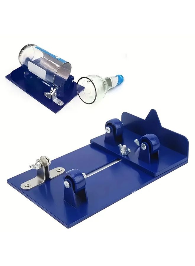 Blue Glass Bottle Cutter Kit Manual Carbide Blade Tool For DIY Craft Projects - Image 2