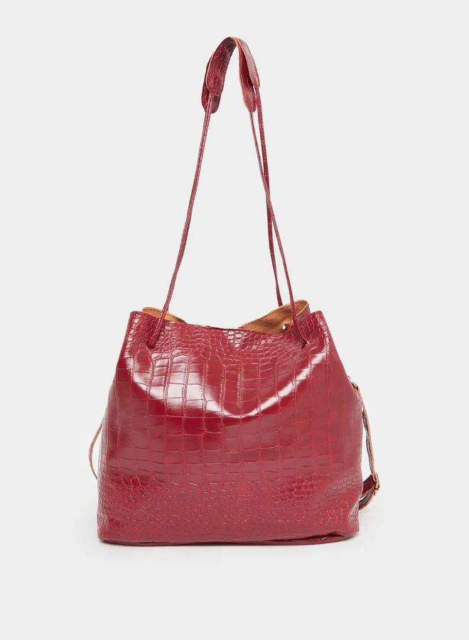 Styli Styli Set of 4 - Croc Textured Bag