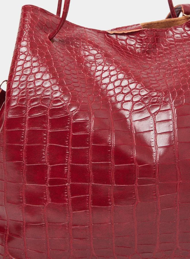 Styli Styli Set of 4 - Croc Textured Bag