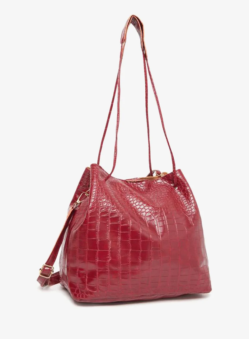 Styli Styli Set of 4 - Croc Textured Bag