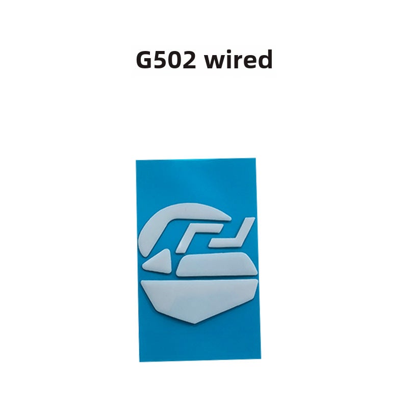 Teflon Mouse Feet Pads Slip-Resistant G502 wired arc edge White set