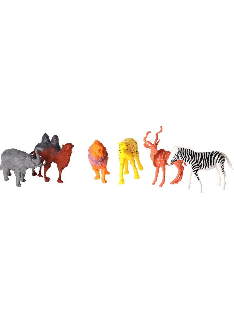 Generic Jungle Animals Toy Set –Animal Figures – Educational Playset for Kids Learning, Pretend Play, and Birthday Gifts - Image 3