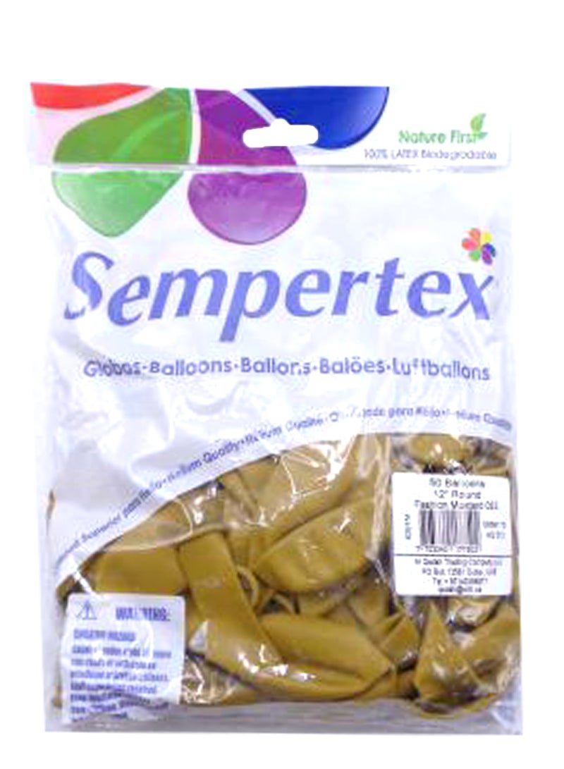 Sempertex Sempertex Balloon Mustrad 50Pcs/Bag  - Image 2