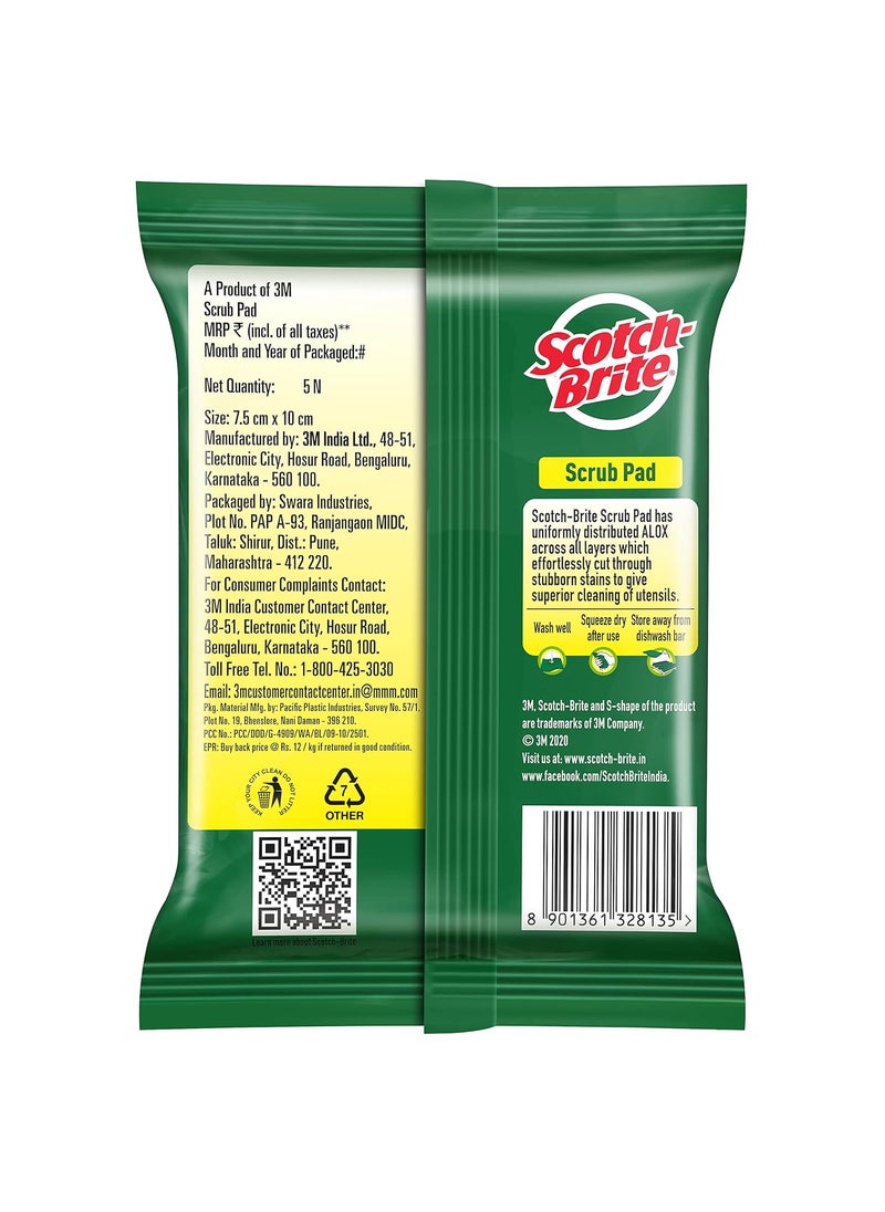 Scotch Brite ScotchBrite Scrub Pad 5 4 Sets  - Image 2