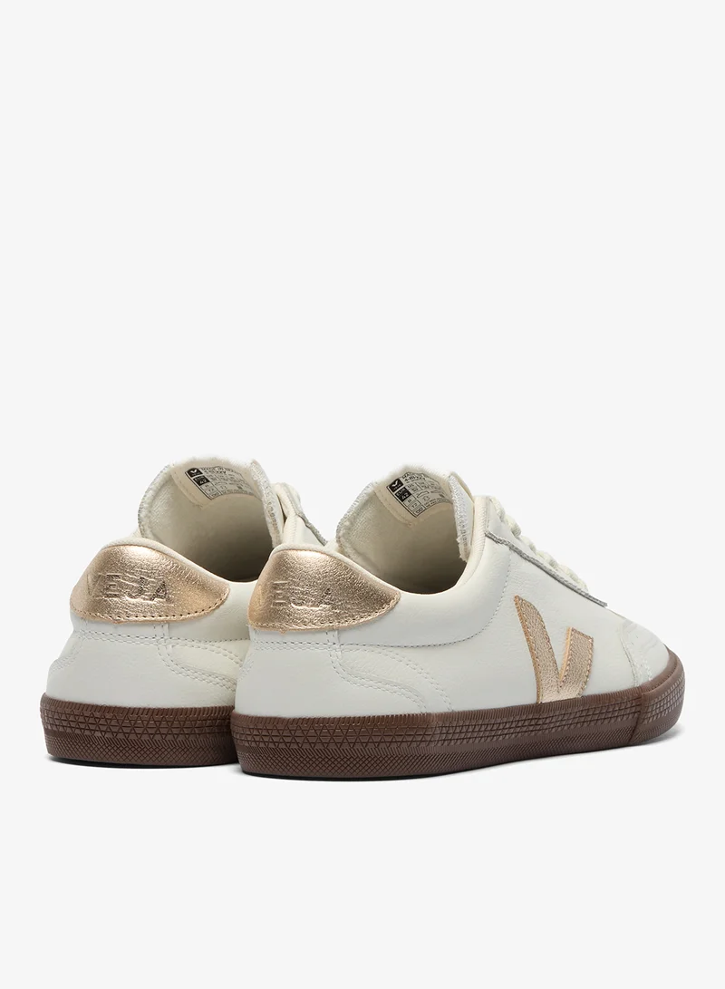 VEJA WHITE PLATINE BARK Volley Low-Top Sneakers for Women | Best Price UAE