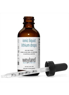 Weyland Brain Nutrition Ionic Liquid Lithium Drops - Magnesium, Sodium, Potassium, Lithium - Mood Support and Brain Health - Trace Mineral Drops, 60 mL (2 Fl Oz)  - Image 4