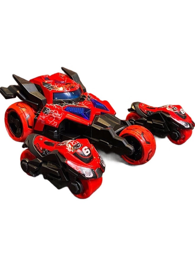 Feibei Children'S Toy, Boys 3-6 Years Old, Alloy Motorcycle Toy, 5-Year Birthday Gift, Ejection Racing Car Model - Image 3