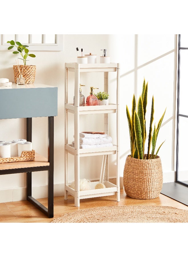 Home Box حامل حمام أليور بايوس مستطيل 4 طبقات 36 × 100 × 23 سم - Image 1