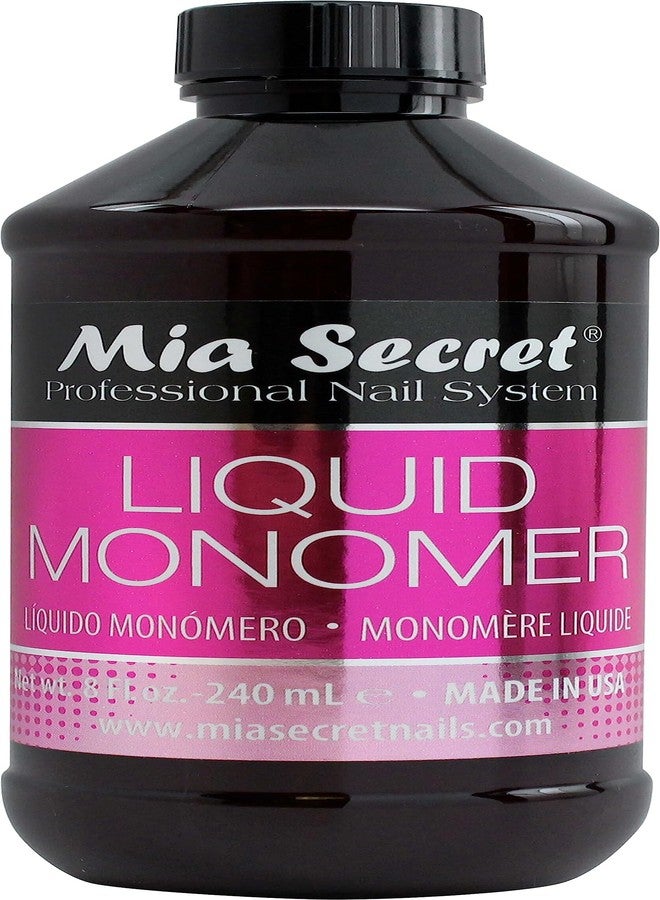 MAVENI 8 oz Mia Secret Liquid Monomer - Professional Acrylic Nail Liquid for Acrylic Powder - EMA monomer - Nail Monomer liquid - ema monomer acrylic nail liquid - Image 1