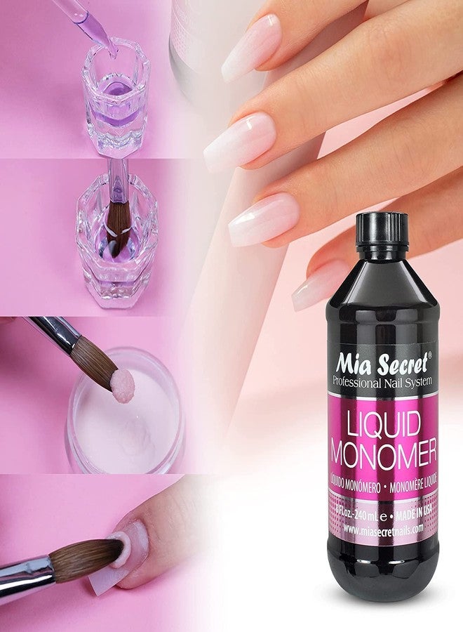 MAVENI 8 oz Mia Secret Liquid Monomer - Professional Acrylic Nail Liquid for Acrylic Powder - EMA monomer - Nail Monomer liquid - ema monomer acrylic nail liquid - Image 5