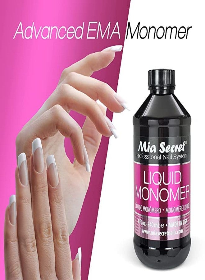 MAVENI 8 oz Mia Secret Liquid Monomer - Professional Acrylic Nail Liquid for Acrylic Powder - EMA monomer - Nail Monomer liquid - ema monomer acrylic nail liquid - Image 3