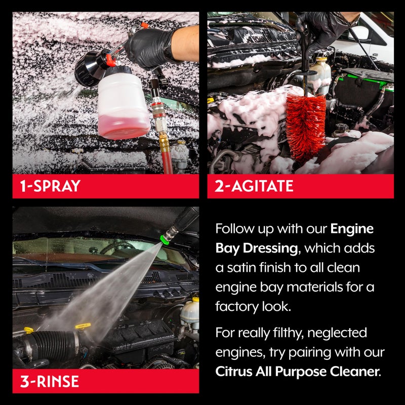 GRIOTS GARAGE Griot's Garage Engine Cleaner for Car, Motorcycle, Boat, RV, and Truck, Oil, Dirt, and Grime Remover, 11158, One Gallon - Image 4