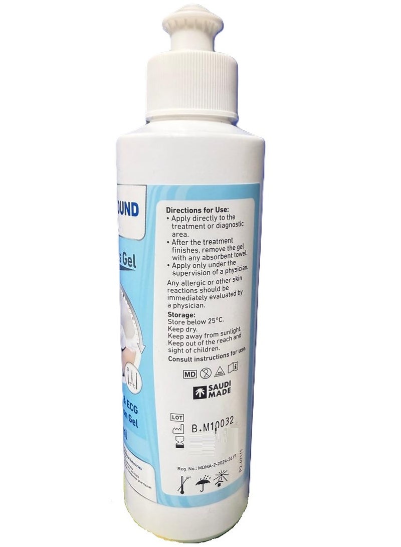 SPI 2 Pack of Ultrasound Gel SPI 250ml (Colorless)  - Image 4