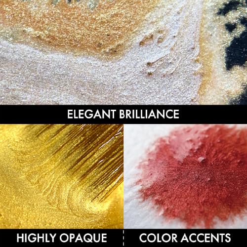 Kuretake GANSAI TAMBI Watercolor Paint Set 24 Glittery Colors II - Metallic, Professional-quality art supplies for artists adult painting aketching, Non-Toxic, Made in Japan - Image 3